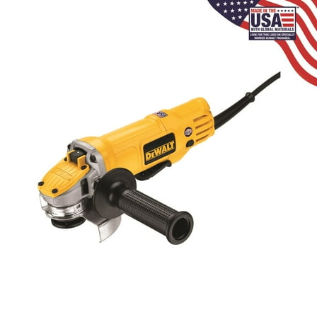 DEWALT Angle Grinder Tool, 4-1/2-Inch, Paddle Switch (DWE4120) , Yellow , Small