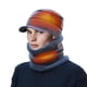 thumbnail image 3 of Guardurnaity 2 piezas de gorro térmico para hombre, pañuelo térmico para el cuello, calentador eléctrico de terciopelo para acampar al aire Sombreros Gris, 3 of 6