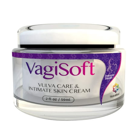 NutraBlast VagiSoft Intimate Skin Care Cream (2 oz) | Relieves Dryness, Itching, Burning, Redness, Chafing, Odor | Natural Sensitive (Best Way To Relieve Chafing)