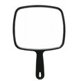 thumbnail image 1 of ILoveMilan espejo de mano, espejo de mano negro con asa, cuadrado 21,5 cm, 1 of 5