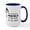 White/Navy Inside, variant on CafePress - Fish Tremble At The Sound Of Large Mug - 15 oz Ceramic Large White Novelty Mug