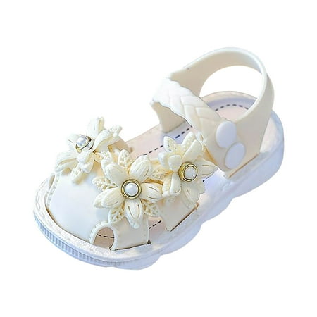 Caqnni Girls Jelly Sandals Summer Princess Dress Flat Breathable Waterproof Fisherman Gladiator Shoes For Girl Flat-Sandals For Toddler Little Kid Big Kids Formal & Dailywear Girls Shoes