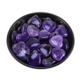 thumbnail image 4 of 20Pcs Amethyst Heart Crystal 0.78" Purple Healing Crystals Natural Cute Stones Pocket Healing Palm Love Reiki Energy Balancing Meditation Valentine's Day Gift for Her, 4 of 7