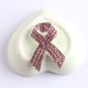 thumbnail image 5 of Broche de cinta rosa para mujer, para concienciación sobre el cáncer de mama, broche completo de diamantes de imitación, joyería de moda cuidadosa, Joya, 5 of 5