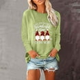 thumbnail image 5 of Hauts pour Femmes Manches Longues Col Rond Impression de Noël Récréatif Hauts Manches Longues Hauts de Noël pour Femmes Manches Longues Hauts Décontractés, 5 of 5