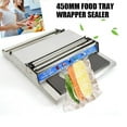 thumbnail image 2 of INTBUYING Food Tray Wrapper Strech Film Sealer 450mm 17 Inch Heating Film Sealing for Fruit Vegetable Packaging, 2 of 12
