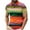 Multicolor#07, variant on ZCFZJW Men's Classic Fit 100% Cotton Soft Short Sleeve Colorful Stripe Print Polo Shirt Big and Tall Regular Fit Casual Button up V Neck Henley Shirts Tops Multicolor#09 XL