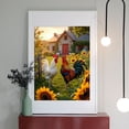 thumbnail image 2 of Diamond Art Kit for Adults, Roosters Sunflowers Cottage Garden Scene Diamond Painting for Adults Beginners, DIY Diamond Art Painting Kits, 5D Diamond Painting Crafts for Home Decor 12x16 Frameless, 2 of 7