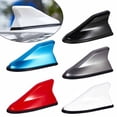 thumbnail image 6 of Coconut Ok Car Fin Antenna Radio Signal Aerials Roof Antennas Decoration Punch-Free,Black, 6 of 6