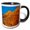 Black/White, variant on 3drose, Usa, Utah, Moab, Sandstone, 11oz Two-tone Black Mug