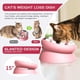 thumbnail image 3 of Alimentador Lento para Gatos,Tazones Comida para Perros y Gatos,Alimentador Rompecabezas para Gatos Alimentador Lento Giratorio,Tazones Comida Alimentador-Rosa, 3 of 5