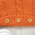 thumbnail image 6 of EnJoCho Unisex Pumpkin Face Bubble Romper - Knitted Sweater Jumpsuit Romper Playsuit for Baby Boys Girls Winter, 6 of 7
