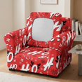 thumbnail image 3 of Bulopur Candy Cane 2Pcs Single Armchair Covers Premium Stretch Christmas Protector Detachable Cushion Covers Snug Fit Bottom Anti-Slip for Living Room Apartment Bedroom Decor, 3 of 8