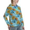 thumbnail image 6 of Sikiie Sunflowers Women's Casual Hoodies Long Sleeve Lightweight Pullover Tops Loose Sweatshirt-X-Large, 6 of 7