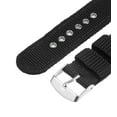 thumbnail image 5 of Uxcell Black Nylon Watch Band 20mm Width Soft and Comfortable Nylon Strap with Silver Buckle, 5 of 6