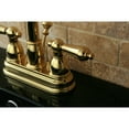 thumbnail image 4 of Kingston Brass KB3612AL 4 in. Centerset Bathroom Faucet, Polished Brass, 4 of 5