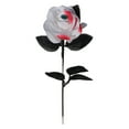 thumbnail image 2 of Clearance Under $0.86! 1PC Halloween Gothic Rose, Artificial Dark Flower for Table & Wedding Decor, PU, (One Size, White), 2 of 2