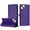 Purple, variant on For Apple iPhone 16E / iPhone 15 / iPhone 14 / iPhone 13 Pro / iPhone 13 Full Body Cover Protective Shockproof Card Slot Flap Folio Stand Leather Wallet Pouch Case Cover Red