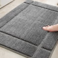 thumbnail image 3 of Bathroom Rugs 24"x16", Extra Soft and Absorbent Microfiber Bath Mat, Non-Slip, Machine Washable, Quick Dry Shaggy Bath Carpet, Suitable for Bathroom Floor, Tub, Shower, 3 of 6