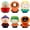 6pcs, variant on AWLPUYPT SP Anime Soft Toys, Plush Doll Cute Pillow Stuffed Animals Toy for Children Adults and Fans (Orange)