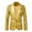 Gold, variant on Men's Disco Sequin Blazer Jacket Leopard Blazer Groom Suit Sparkly Clothes Party Tuxedo Prom Gold XL(XL)