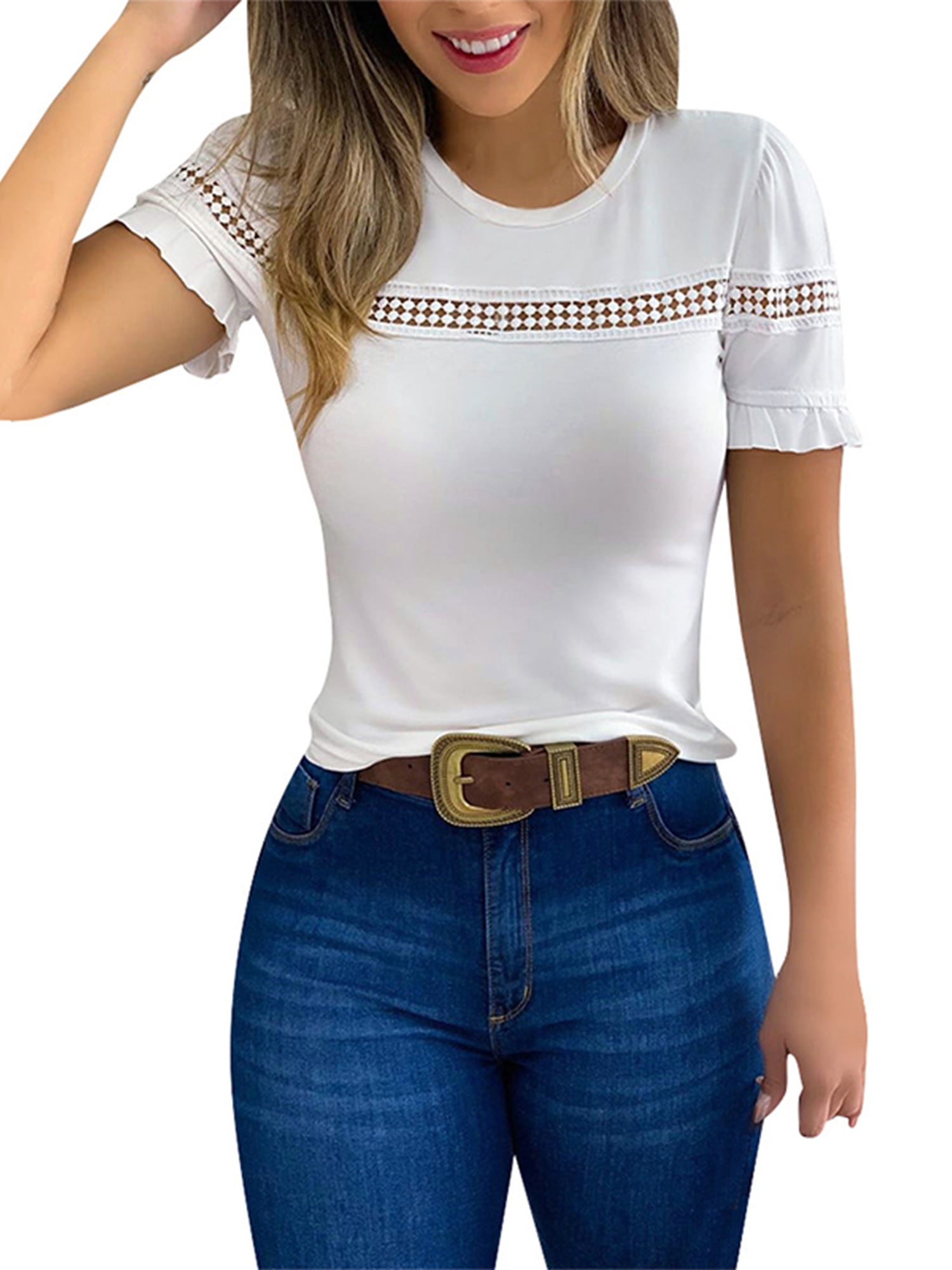 crew neck long sleeve womens