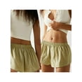 thumbnail image 2 of SUNSIOM Boxeurs pour Femmes à Boutons, Taille Élastique Décontractée, Shorts de Détente Amples, Shorts de Pyjama, 2 of 6