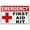 A01, variant on Emergency First Aid Kit Sign Aluminum Tin Warning Signs for Home Outdoor Garden 8X12 Inches