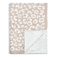 thumbnail image 1 of Manta SANDJEST de felpa con estampado de leopardo Minky, 76 x 102 cm, 1 of 7