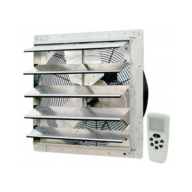 iLiving 18 Inch Smart Remote Shutter Exhaust Fan with Thermostat and