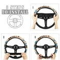 thumbnail image 6 of Jeiento Southwest Tribal Aztec Car Steering Wheel Cover for Women Men Stretch Car Wheel Protector Auto Steering Wheel Covers Interior Accessories Decor for Truck SUV Van Universal Fit, 6 of 6