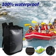 thumbnail image 2 of Dry Bag Backpack,25L Dry bags waterproof Kayaking, Waterproof bag with Waist Pouch and Phone Case,Waterproof Backpack Marine dry bag for Kayaking, Beach, Rafting, Boating (Black), 2 of 2