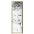 thumbnail image 2 of ArtToFrames 16" x 48" Silver with Black Lip Picture Frame, 16x48 inch Multi Wood Poster Frame (WOM-5193),  Pack, 2 of 7