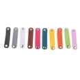thumbnail image 2 of TISHITA 10pcs Simple Design Leather Strip w/ Snap Buttons Scarf Buckles Hijab Clips mixed, 2 of 7