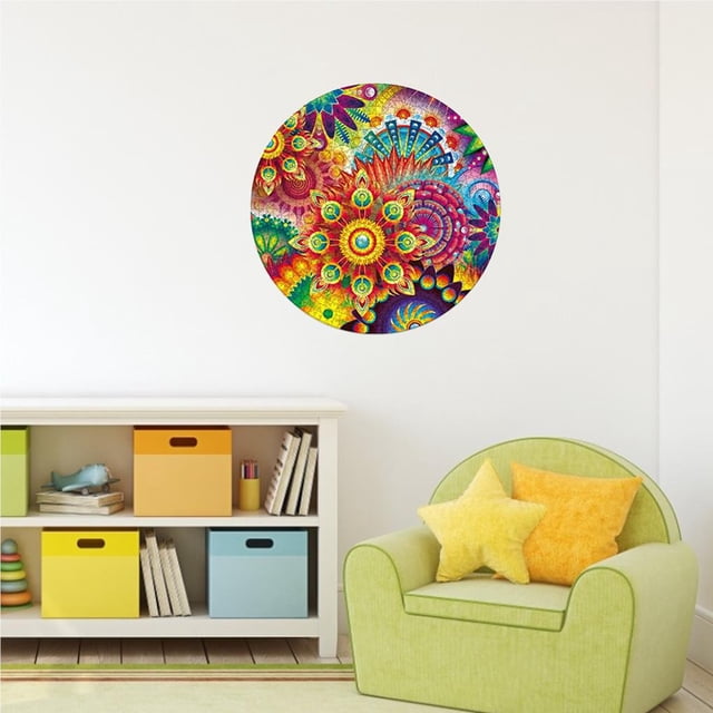 maskred 1000 Pcs Casse-Tête Rond Pièces Meilleur Cadeau pour Adultes et Enfants Jeu Familial Collection