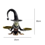 Travelwant Halloween Witch Tabletop Server,Harlequin Tablecloth Cupcake ...