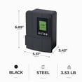thumbnail image 4 of Fusion Low Voltage Outdoor Lighting Transformer with Timer, 50 Watt, Black, 4 of 7