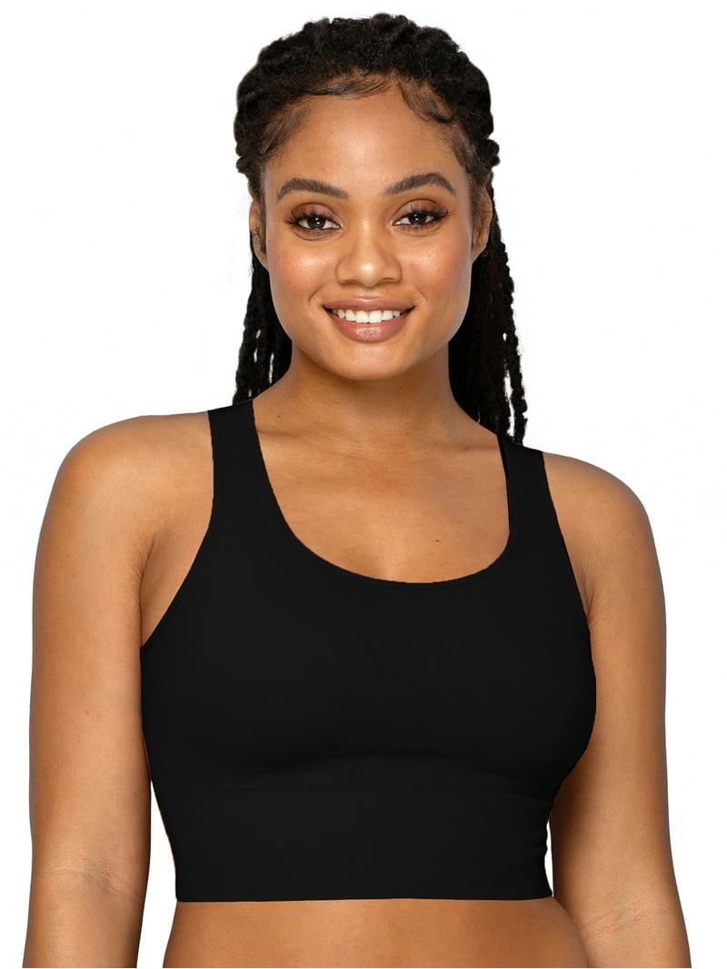 Fruit of the Loom Women's Seamless Comfy Longline Back Smoothing