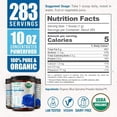 thumbnail image 5 of biophix Blulina Organic Blue Spirulina Powder 10 oz 283.5 g - Rich in Nutrients - Superfood Supplement - Natural Blue Pigment, 5 of 9