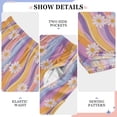 thumbnail image 4 of Wobogo Rainbow Daisy Long Pajama Pants Bottoms Soft Sleepwear with Pockets, 4 of 9