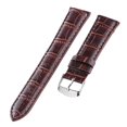 thumbnail image 4 of Bunblic 4-6pack Alligator Grain Embossed Pattern Leather Watch Band Strap 22mm Bronze 4 Pcs, 4 of 8