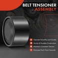 thumbnail image 2 of A-Premium Belt Idler Pulley Compatible with Jeep Grand Cherokee & Mercedes-Benz CL600 CL63 AMG CL65 AMG E320 E350 G65 AMG GL320 GL350 GLS350d & Dodge Sprinter 2500 & Freightliner Sprinter 3500, 2 of 6