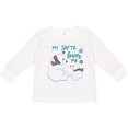 thumbnail image 3 of Inktastic My Safta Loves Me- cute polar bears Boys or Girls Long Sleeve Toddler T-Shirt, 3 of 5