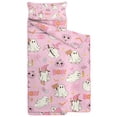 thumbnail image 2 of Halloween Cute Ghosts with Boo Toddler Nap Mats for Kids Preschool,59"x22" Sleeping Mat Bag or Kids,Toddler Sleeping Bag,Toddler Nap Mat or Daycare, 2 of 6