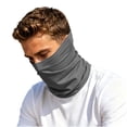 thumbnail image 6 of UPF 50 UV Protection Cooling Neck Gaiter Breathable Scarf Face Clothing Neck Gaiter Mask Sunscreen Breathable Bandana for Cycling Fishing Running Outdoor Sports Men Women Dark Gray Free Size, 6 of 9