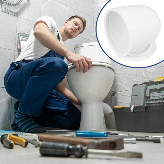FOMIYES Durable Toilet Screw Covers White Plastic for Bathroom Enhancement 6Pcs
