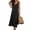 Black, variant on Women's Knit Sleeveless Maxi Dress Summer V Neck Ribbed Tank Dresses Casual Loose Beach Coverup Dress