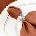 thumbnail image 4 of BalsaCircle 100 Pieces 17" Terracotta Polyester Luncheon Napkins Wedding, 4 of 8