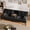 Black, variant on Walsunny Convertible Futon Sofa Bed, Foldable Futon Sleeper Sofa Bed with 2 Cup Holders, Folding Loveseat Recliner with 3-Angle Adjustment Modern Couch for Living Room, Small Space, Black