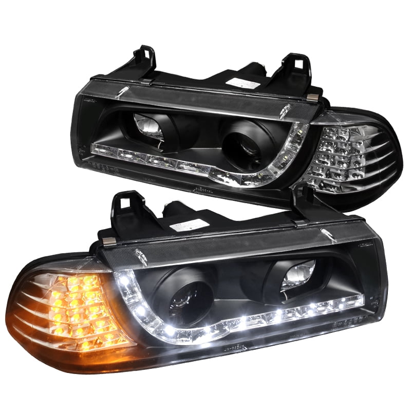 SpecD Tuning For 19921998 Bmw E36 M3 Led Projector Headlights Amber